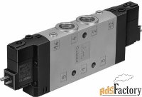 распределитель с электроуправлением festo cpe24-m2h-5/3b-3/8