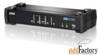 aten cs1764a-at-g 4 port usb2.0 dvi kvmp switch w / 1.8m w / 2