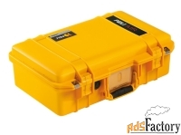 pelican 1485airnf,wl/nf,yellow,peli защитный кейс peli air пустой