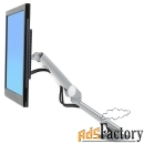 кронштейн ergotron 45-436-231, mx mini desk mount lcd arm, серебристый