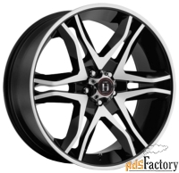 колесный диск harp y-893 8.5x20/5x150 d110.3 et45 gloss black machined