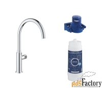 вентиль для кухни grohe blue pure mono для подачи фильтрованной воды, 