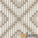 мозаика marazzi italy stone art mos. ivory/taupe 40 m09v 400x400 мм (к