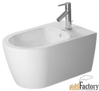 биде подвесное duravit me by starck 228815 с горизонтальным выпуском