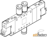 распределитель с электроуправлением festo cpe18-m3h-5/3g-qs-10