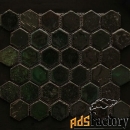 мозаика gaudi hexa-7(2) глазурованная 28,3x24,5 см размер чипа 44x49 м