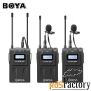 boya by-wm8 pro-k2 накамерная радиосистема с двумя петличными микрофон