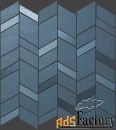 мозаика mek мозаика atlas concorde italy blue mosaico chevron wall 30.