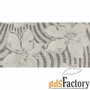 керамогранит ceramiche brennero gems decor flower silver lapp rett 60х