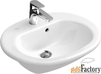 мебельная раковина villeroy  boch o novo 416055r1 55 с покрытием ceram