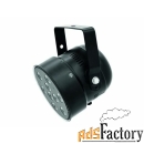 прожектор par led eurolite led par-56 tcl 9x3w short black