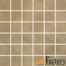 apavisa aluminum gold spazzolato mosaico керамогранит (29,75 x 29,75 с