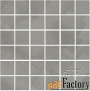 apavisa aluminum silver spazzolato mosaico керамогранит (29,75 x 29,75