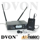 dvon u-9000c (lv) радиосистема uhf, 1 петличный микрофон