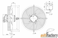 вентилятор осевой ebmpapst s2d300ap0250