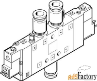 распределитель с электроуправлением festo cpe24-m3h-5js-qs-10