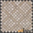 керамическая плитка dec.marvel pro mosaic travertino silver diagonal