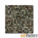 плитка art natura marble mosaic rain forest green