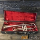 винтажная труба в чехле vintage trumpet in case weltklang, винтаж