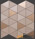 мозаика atlas concorde 9mdr mek rose mosaico diamond wall 30,5x30,5