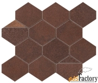 мозаика atlas concorde blaze corten mosaico nest 29.4x25.8