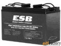 аккумулятор тяговый esb htl12-110 gel (12в 110 ач)