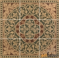 керамическая плитка original style victorian floor tiles disraeli gree