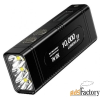 фонарь ручной nitecore tm10k чёрный 17683