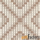 плитка marazzi stone_art мозаика m09v mosaico ivory/taupe 40х40