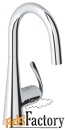 смеситель для кухни (мойки) grohe zedra 32296000 однорычажный