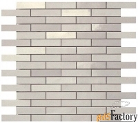 мозаика atlas concorde 9dbv dwell silver mosaico brick 30,5x30,5