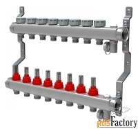коллектор распределительный royal thermo 1 на 8 контуров, с расходомер
