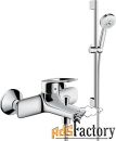 душевой комплект hansgrohe novus loop 71340000 смеситель + душевой гар