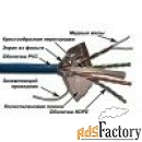 кабель lanmaster ftp, 4 пары, кат. 6, с перегородкой pvc, син. (305 м)