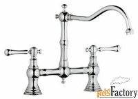 смеситель для кухни (мойки) grohe bridgeford 30187000 двухрычажный вст