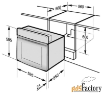 электрический духовой шкаф hansa boea68219