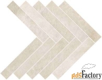 керамогранит atlas concorde (италия) dwell floor off-white herringbone