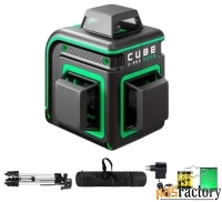 лазерный уровень самовыравнивающийся ada instruments cube 3-360 green 