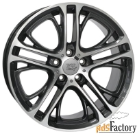 колесный диск wsp italy w677 9.5x19/5x120 d72.6 et48 dimond black poli