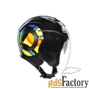 мотошлем agv orbyt sunmoon black/parrot m