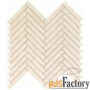 9she мозаика marvel stone collection cream prestige herringbone wall 3