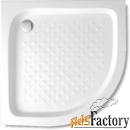 акриловый поддон 95x95 см cezares tray-a-r-95-550-15-w