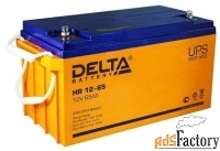 аккумулятор delta battery hr 12-65