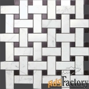 мозаика atlas concorde porcelain as2o marvel basketweave cold 30x30