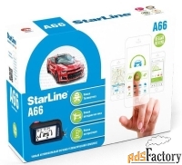 автосигнализация starline a66 (bt 2can+2lin, gsm eco жк брелок )