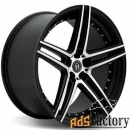 диски r18 5x114,3 8j et40 d72,6 harp y-22 satin black / machined face