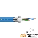 кабель витая пара cat.5e 4 пары с экраном roxtone cat5fb/100 blue