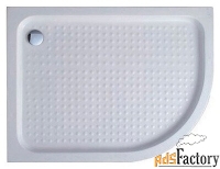 поддон для душа cezares tray r550 120х80 см акриловый l