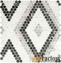 мозаика облицовочная стеклянная onix mosaico hex geo patterns 2003643_