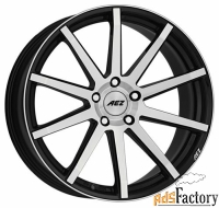 колесный диск aez straight 8.5x20/5x112 d70.1 et40 black polished